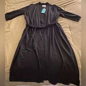 TURQUAZ robe. Black. Size S.